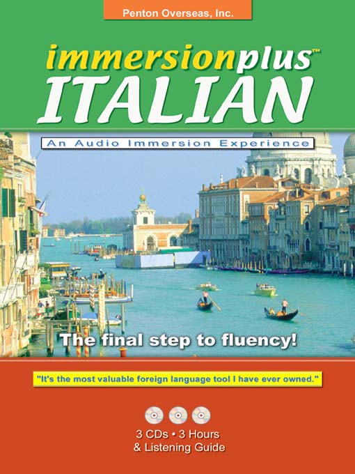 Title details for Immersionplus Italian by Penton Overseas, Inc. - Wait list